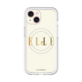 スリムプロテクションプレミアムケース with MagSafe［ ELLE×ポムポムプリン - ロゴ - ベージュ ］
