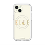 スリムプロテクションプレミアムケース with MagSafe［ ELLE×ポムポムプリン - ロゴ - ベージュ ］