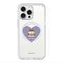 スリムプロテクションプレミアムケース with MagSafe［ ELLE×ポムポムプリン - ハート - ブルー ］