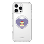 スリムプロテクションプレミアムケース with MagSafe［ ELLE×ポムポムプリン - ハート - ブルー ］