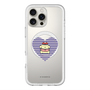 スリムプロテクションプレミアムケース with MagSafe［ ELLE×ポムポムプリン - ハート - ブルー ］