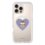 スリムプロテクションプレミアムケース with MagSafe［ ELLE×ポムポムプリン - ハート - ブルー ］
