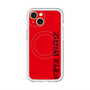 スリムプロテクションプレミアムケース with MagSafe［ SUPER PRIVATE - ロゴ - Red&Black ］