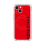 スリムプロテクションプレミアムケース with MagSafe［ SUPER PRIVATE - ロゴ - Red&Black ］