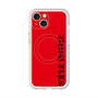 スリムプロテクションプレミアムケース with MagSafe［ SUPER PRIVATE - ロゴ - Red&Black ］