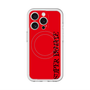 スリムプロテクションプレミアムケース with MagSafe［ SUPER PRIVATE - ロゴ - Red&Black ］