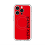 スリムプロテクションプレミアムケース with MagSafe［ SUPER PRIVATE - ロゴ - Red&Black ］