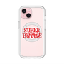スリムプロテクションプレミアムケース with MagSafe［ SUPER PRIVATE - ロゴ - Metal ］
