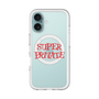 スリムプロテクションプレミアムケース with MagSafe［ SUPER PRIVATE - ロゴ - Metal ］