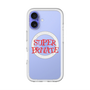 スリムプロテクションプレミアムケース with MagSafe［ SUPER PRIVATE - ロゴ - Metal ］
