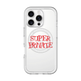 スリムプロテクションプレミアムケース with MagSafe［ SUPER PRIVATE - ロゴ - Metal ］