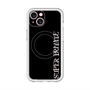 スリムプロテクションプレミアムケース with MagSafe［ SUPER PRIVATE - ロゴ - Black ］