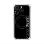 スリムプロテクションプレミアムケース with MagSafe［ SUPER PRIVATE - ロゴ - Black ］