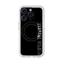 スリムプロテクションプレミアムケース with MagSafe［ SUPER PRIVATE - ロゴ - Black ］