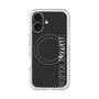 スリムプロテクションプレミアムケース with MagSafe［ SUPER PRIVATE - ロゴ - Black ］