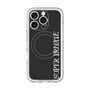 スリムプロテクションプレミアムケース with MagSafe［ SUPER PRIVATE - ロゴ - Black ］