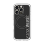 スリムプロテクションプレミアムケース with MagSafe［ SUPER PRIVATE - ロゴ - Black ］