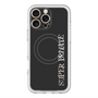 スリムプロテクションプレミアムケース with MagSafe［ SUPER PRIVATE - ロゴ - Black ］
