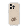 スリムプロテクションプレミアムケース with MagSafe［ BUDOG - ベージュ ］