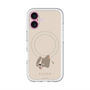 スリムプロテクションプレミアムケース with MagSafe［ BUDOG - ベージュ ］