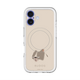 スリムプロテクションプレミアムケース with MagSafe［ BUDOG - ベージュ ］