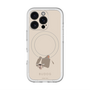 スリムプロテクションプレミアムケース with MagSafe［ BUDOG - ベージュ ］
