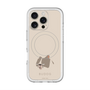 スリムプロテクションプレミアムケース with MagSafe［ BUDOG - ベージュ ］