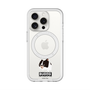 スリムプロテクションプレミアムケース with MagSafe［ BUDOG - モノクロ ］