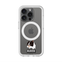 スリムプロテクションプレミアムケース with MagSafe［ BUDOG - モノクロ ］