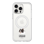スリムプロテクションプレミアムケース with MagSafe［ BUDOG - モノクロ ］