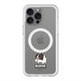 スリムプロテクションプレミアムケース with MagSafe［ BUDOG - モノクロ ］