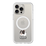 スリムプロテクションプレミアムケース with MagSafe［ BUDOG - モノクロ ］