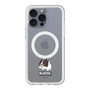 スリムプロテクションプレミアムケース with MagSafe［ BUDOG - モノクロ ］