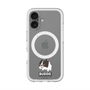 スリムプロテクションプレミアムケース with MagSafe［ BUDOG - モノクロ ］