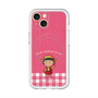 スリムプロテクションプレミアムケース with MagSafe［ ちびまる子ちゃん - ピンクチェック ］