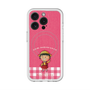 スリムプロテクションプレミアムケース with MagSafe［ ちびまる子ちゃん - ピンクチェック ］