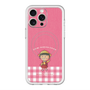 スリムプロテクションプレミアムケース with MagSafe［ ちびまる子ちゃん - ピンクチェック ］