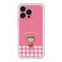 スリムプロテクションプレミアムケース with MagSafe［ ちびまる子ちゃん - ピンクチェック ］