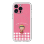 スリムプロテクションプレミアムケース with MagSafe［ ちびまる子ちゃん - ピンクチェック ］