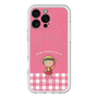 スリムプロテクションプレミアムケース with MagSafe［ ちびまる子ちゃん - ピンクチェック ］