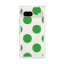 プレミアムスクエアケース［ シンプルドット - Green ］
