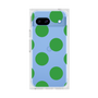 プレミアムスクエアケース［ シンプルドット - Green ］