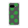 プレミアムスクエアケース［ シンプルドット - Green ］