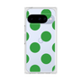 プレミアムスクエアケース［ シンプルドット - Green ］