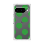 プレミアムスクエアケース［ シンプルドット - Green ］