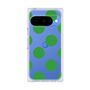 プレミアムスクエアケース［ シンプルドット - Green ］