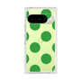 プレミアムスクエアケース［ シンプルドット - Green ］
