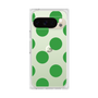 プレミアムスクエアケース［ シンプルドット - Green ］