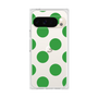 プレミアムスクエアケース［ シンプルドット - Green ］