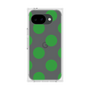 プレミアムスクエアケース［ シンプルドット - Green ］